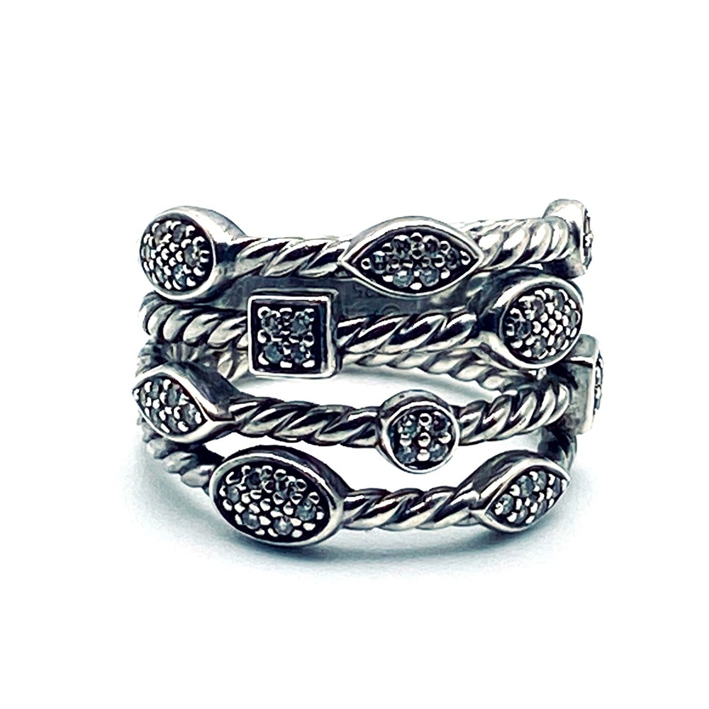 David Yurman Confetti Ring with Diamonds - Picture 5 of 9